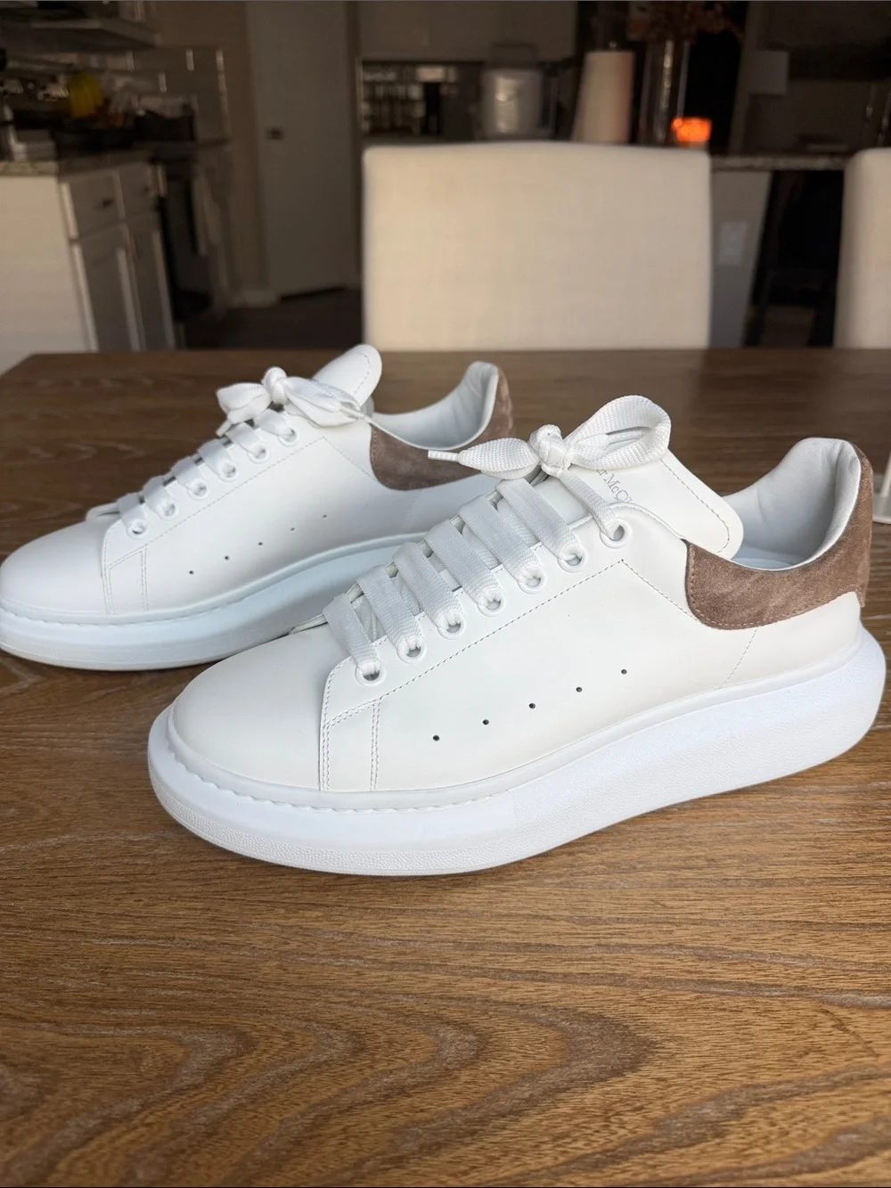 Alexander McQueen Oversized Sneaker “White Mole”